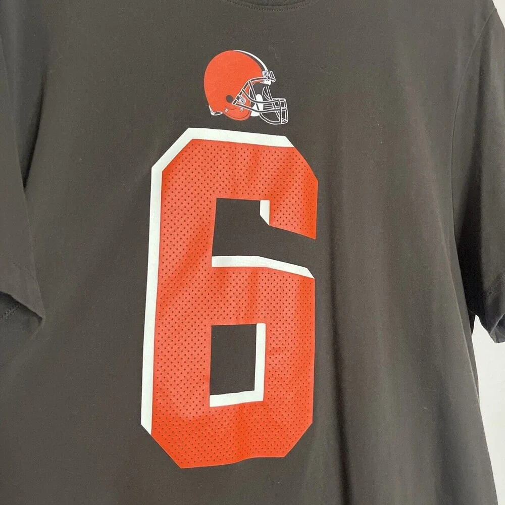 Baker Mayfield Cleveland Browns Nike Men's Dri Fit Tee Shirt XXL Graphic 6 NFL
